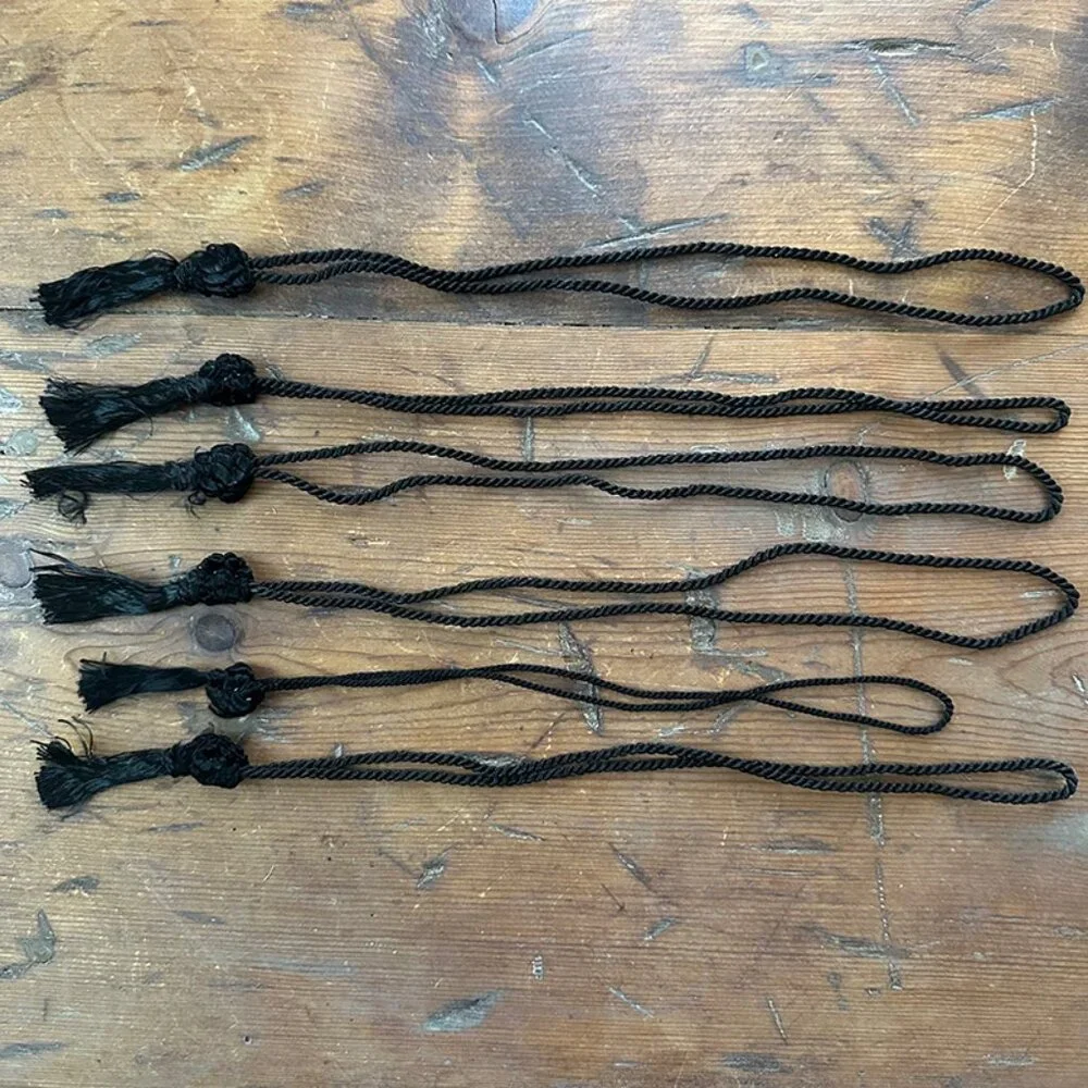 Decorative Black Tassels Art Design Supplies